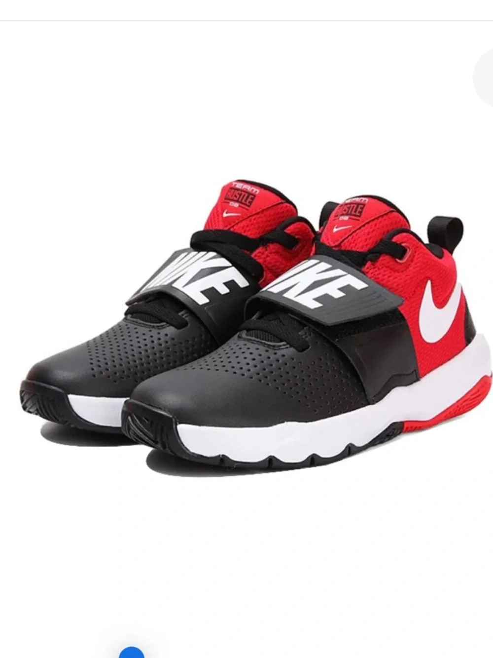 Nike Team Hustle D8 'Black University Red Sz 6C